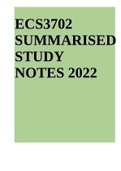 ECS3702 SUMMARY STUDY NOTES 