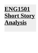 ENG1501 Short Story Analysis