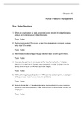 Human Resource Management, Ivancevich - Exam Preparation Test Bank (Downloadable Doc)