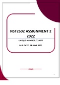 NST2602 ASSIGNMENT 2 - 2022 (735077)