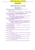 Exam (elaborations) NUR 265 Exam 2 Study Questions with answers (NUR265) 