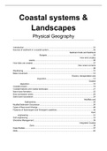 Complete summary/notes on Coastal Systems and Landscape module for AQA Physical Geography