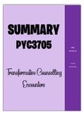 SUMMARY PYC3705-Transformative Counselling Encounters-2022S01