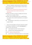 Houston Community College NURSING BS 1343 HESI EXIT 2014 VERSION 3 exam question and answers best rated a+ assured success new update 2022/2023