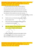 RESURRECTION UNIVERSITY NUR 4045 ADULT HEALTH 2 EXAM 2 QUESTIONS AND ANSWERS BEST RATED A&plus; ASSURED SUCCESS 2022 UPDATE