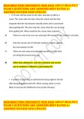 RESURRECTION UNIVERSITY NUR 4045 ADULT HEALTH 2 EXAM 2 QUESTIONS AND ANSWERS BEST RATED A&plus; ASSURED SUCCESS 2022 UPDATE