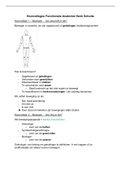 College aantekeningen Functionele Anatomie (deel functionele ANATOMIE)