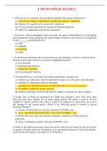 &Tab;LAW 531 FINAL EXAM 2
