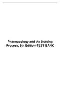 PHARMACOLOGY AND THE NURSING PROCESS TEST BANK 9TH EDITION BY LILLEY&lpar;COMPLETE SOLUTION GUIDE&comma; A&plus; RATED&rpar;