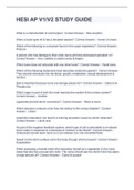 HESI AP V1&sol;V2 STUDY GUIDE QUESTION AND ANSWERS 2022
