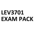 LEV3701 EXAM PACK