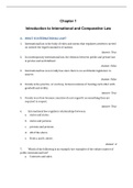 International Business Law, August - Exam Preparation Test Bank (Downloadable Doc)
