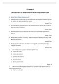 International Business Law&comma; August - Exam Preparation Test Bank &lpar;Downloadable Doc&rpar;