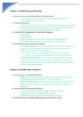 HHS 101 Community Health Final Exam Study Guide Latest