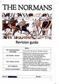The Norman Conquest Revision Guide - Class Booklet