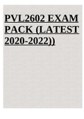 PVL2602 EXAM PACK (LATEST 2020-2022)