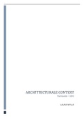 Samenvatting architecturale context