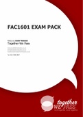 FAC1601 exam pack 2022