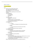 Samenvatting week 10 Opmaat