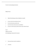 Investments Analysis and Management&comma; Jones - Exam Preparation Test Bank &lpar;Downloadable Doc&rpar;