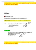 NR 601 Midterm Exam Study Guide 100&percnt; Correctly Verified With Guaranteed Success Rated A&plus;