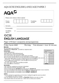 AQA GCSE ENGLISH LANGUAGE PAPER 2