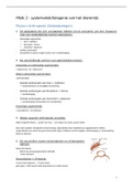 Studeertips/samenvatting dierkunde H4