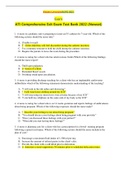 ATI Comprehensive Exit Exam Test Bank 2022 &lpar;Newest&rpar;