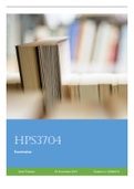 HPS3704 Exam notes