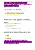NURS 140 EXAM Questions And Answers 100&percnt;Correct&sol;Verified Best Rated A&plus; Guaranteed Success Latest Update 2022 