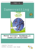 Samenvatting: Nectar biologie: Hoofdstuk 17; Ecosystemen (VWO 6)