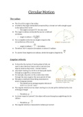 OCR-A A2 Level Circular Motion notes