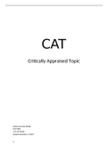 CAT literatuurstudie