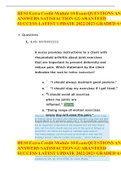 NURSING NU270  MODULE 10 EXAM NEW QUESTIONS & ANSWERS WITH COMPLETE SOLUTION  LATEST UPDATE 2022&sol;2023 DOWNLOAD A&plus;