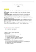 Class notes business policy and strategy (MAN4720) 