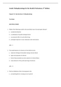 Pathophysiology for the Health Professions&comma; Gould - Exam Preparation Test Bank &lpar;Downloadable Doc&rpar;
