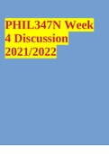 PHIL347N Week 4 Discussion 2021/2022