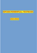 IOP1503 exam pack 2022