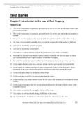 Practical Real Estate Law, Hinkel - Exam Preparation Test Bank (Downloadable Doc)