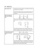 Detailed and Concise notes/flashcards on MATERIALS.