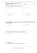 Precalculus Functions and Graphs, Dugopolski - Exam Preparation Test Bank (Downloadable Doc)