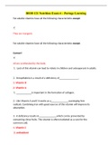 BIOD 121 Nutrition Exam 4 &ndash; Portage Learning
