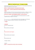 BIOD 121 Nutrition Exam 1 &ndash; Portage Learning
