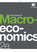 Principles of Macroeconomics&comma; Openstax - Exam Preparation Test Bank &lpar;Downloadable Doc&rpar;