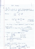 Handgeschreven aantekeningen van de hoorcolleges 7 t/m 13 voor de deeltoets 2 - Biomoleculaire chemie