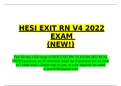  2022/2023 HESI EXIT RN V4 EXAM All 160 Qs & As Included - Guaranteed Pass A+!!! (All Brand New Q&A Pics Included) 