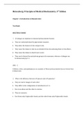 Principles of Medical Biochemistry&comma; Meisenberg - Exam Preparation Test Bank &lpar;Downloadable Doc&rpar;