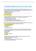 PSI&lowbar;FNP&lowbar;EXAM&lowbar;Questions&lowbar;and&lowbar;Answers&lowbar;2022