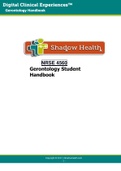   NRSE 4560 Gerontology Student Handbook