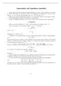 Exponentials and Logarithms engineering maths